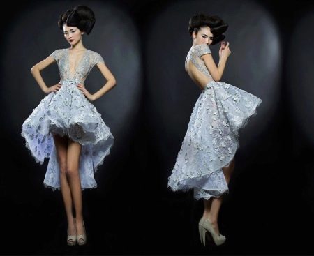 Open Back Hi / Lo Dress