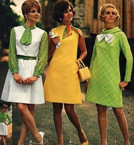 Stylish dresses of the 60s