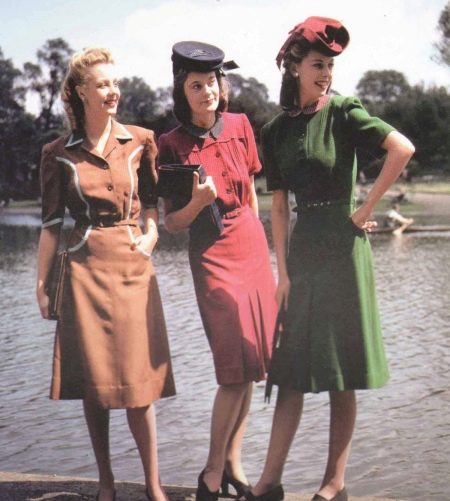 Retro 40s dress