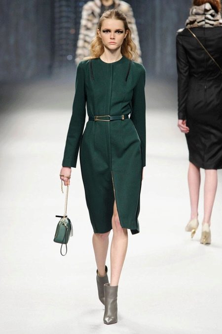 Fitted midi dress