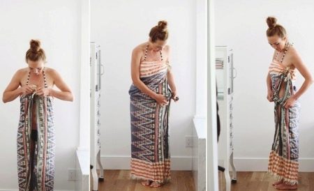Sarong - Caribbean way of tying