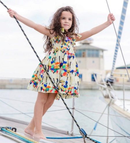 Summer dress for girls with straps