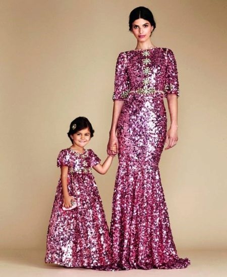 Summer dress to the floor for girls