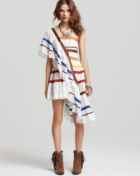 Natural cambric dress