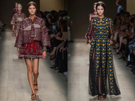 varieties of brocade dresses