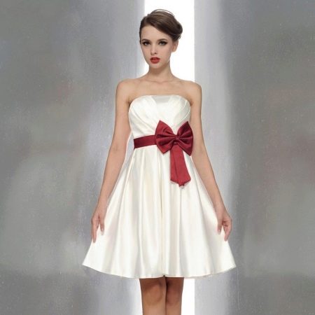 satin blend dress
