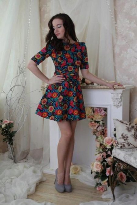 satin crepe dress