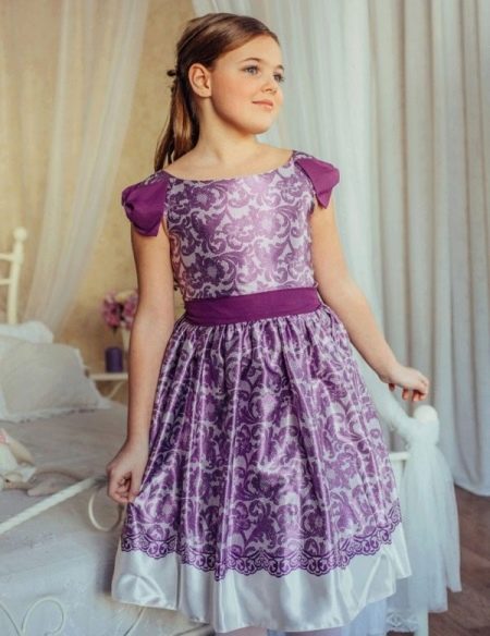 Grade 4 purple prom dress
