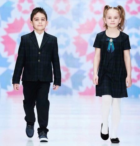 School dress for girls knee length