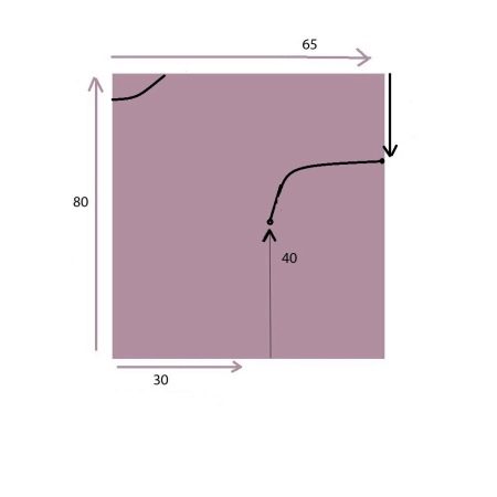 Pattern for a dress for pregnant women