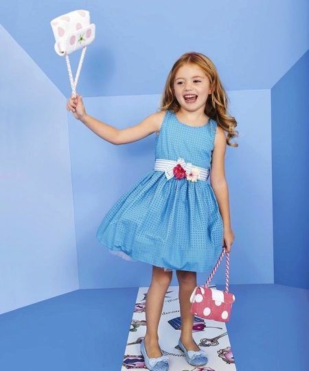 Robe de cocktail pour fille avec ceinture