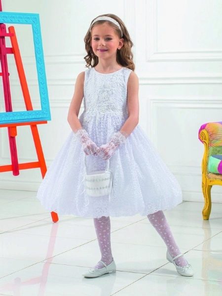 New Year's dress for girls A-line