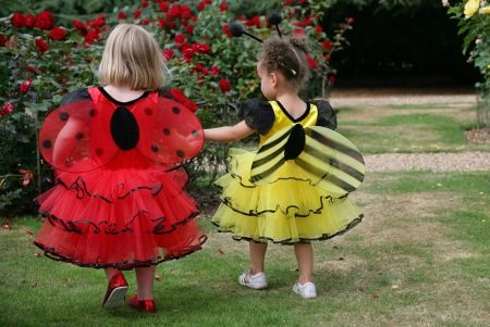 New Year's dress for a girl 2 years old
