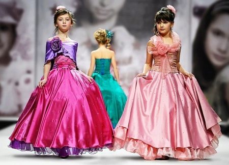 New Year's dress for a girl of 11 years old