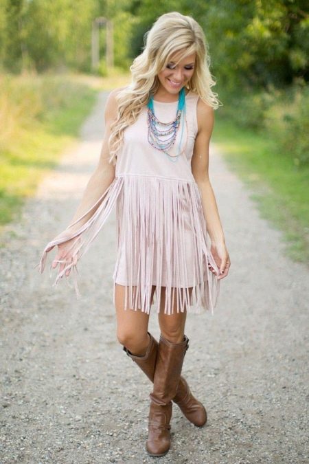 Country Style Fringe Dress