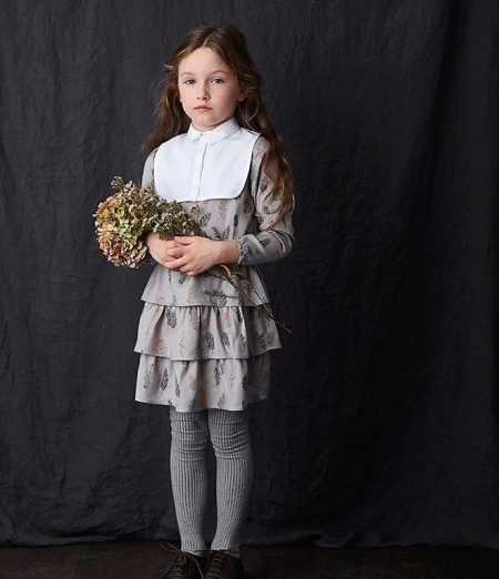 dress for a girl 5 years old for every day with ruffles