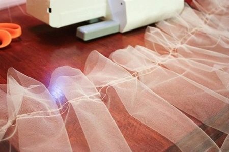 Jupe organza bricolage