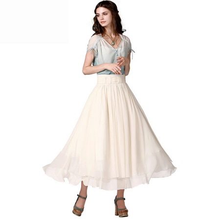 Lightweight elasticated skirt